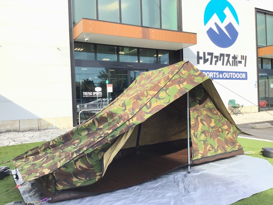 オランダ軍 ダッチアーミーテントはパップテント好きは要必見