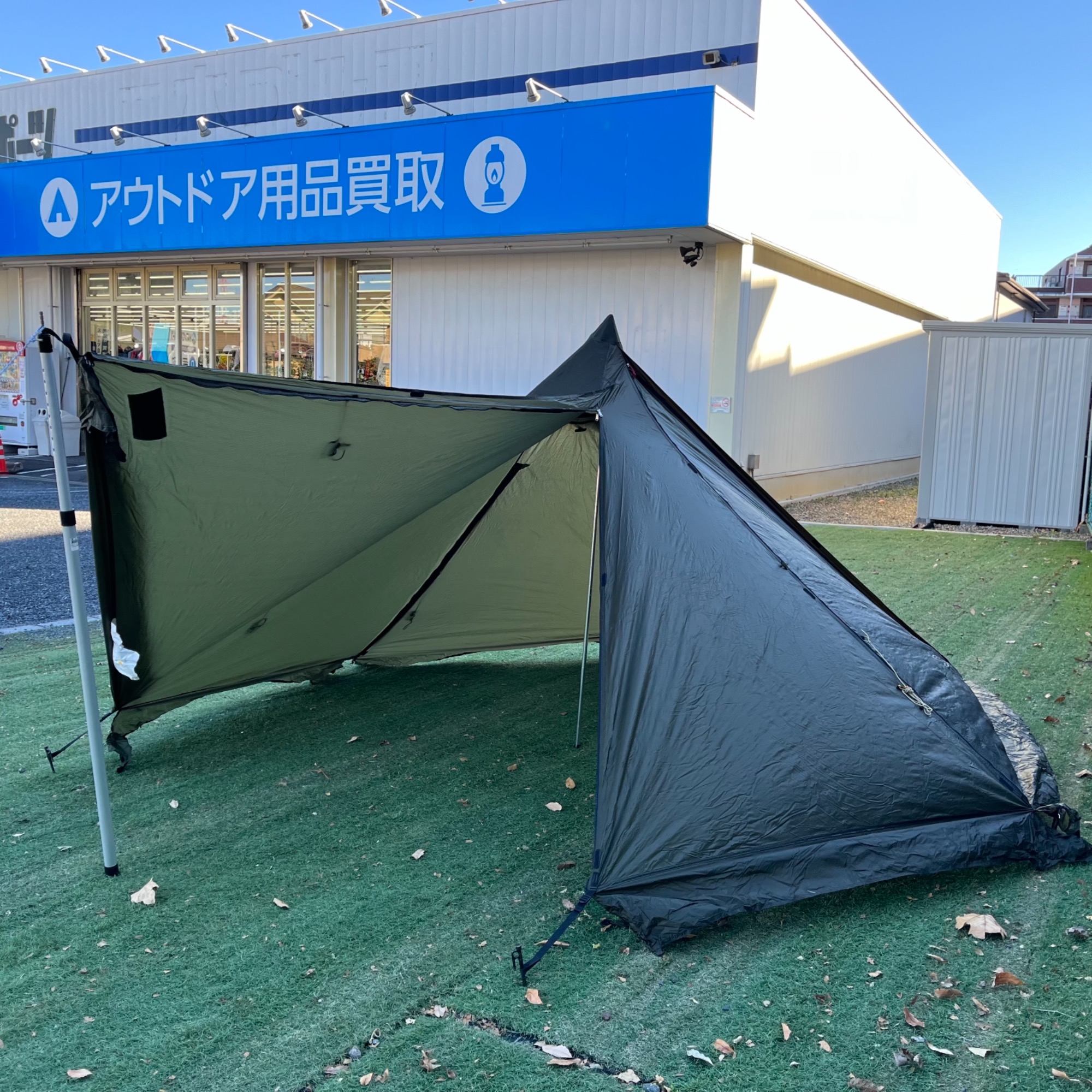 軽いだけじゃない！オガワのタッソULは高機能ワンポールテント[2023.01