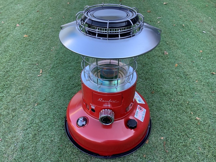 7色に輝くお洒落ストーブ「レインボーストーブ/RL-250」[2021.11.25