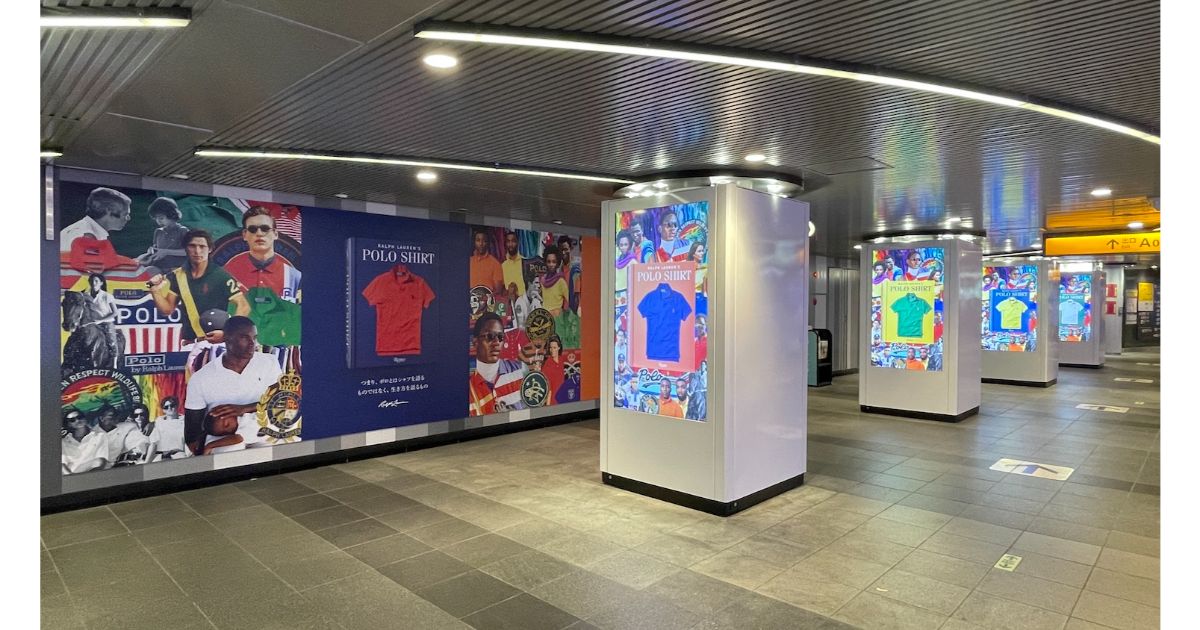 ラルフローレン、生誕50周年に記念書籍を発刊、渋谷駅や銀座駅を