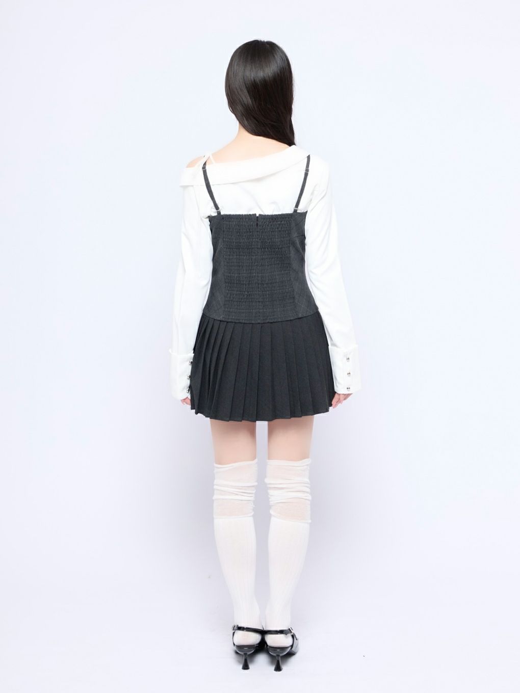 BUBBLES】ミックスチェックキャミワンピース | sparkling mall online