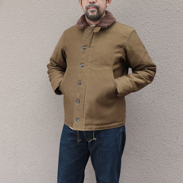 TYPE N-1 PLAIN MODEL / JUNGLE CLOTH PARAFFIN COATING / DARK KHAKI