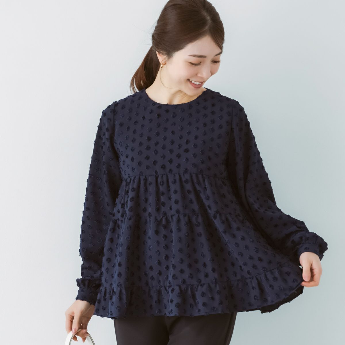 SONO NAVY】ユーティリティティアードプルオーバー【20260116