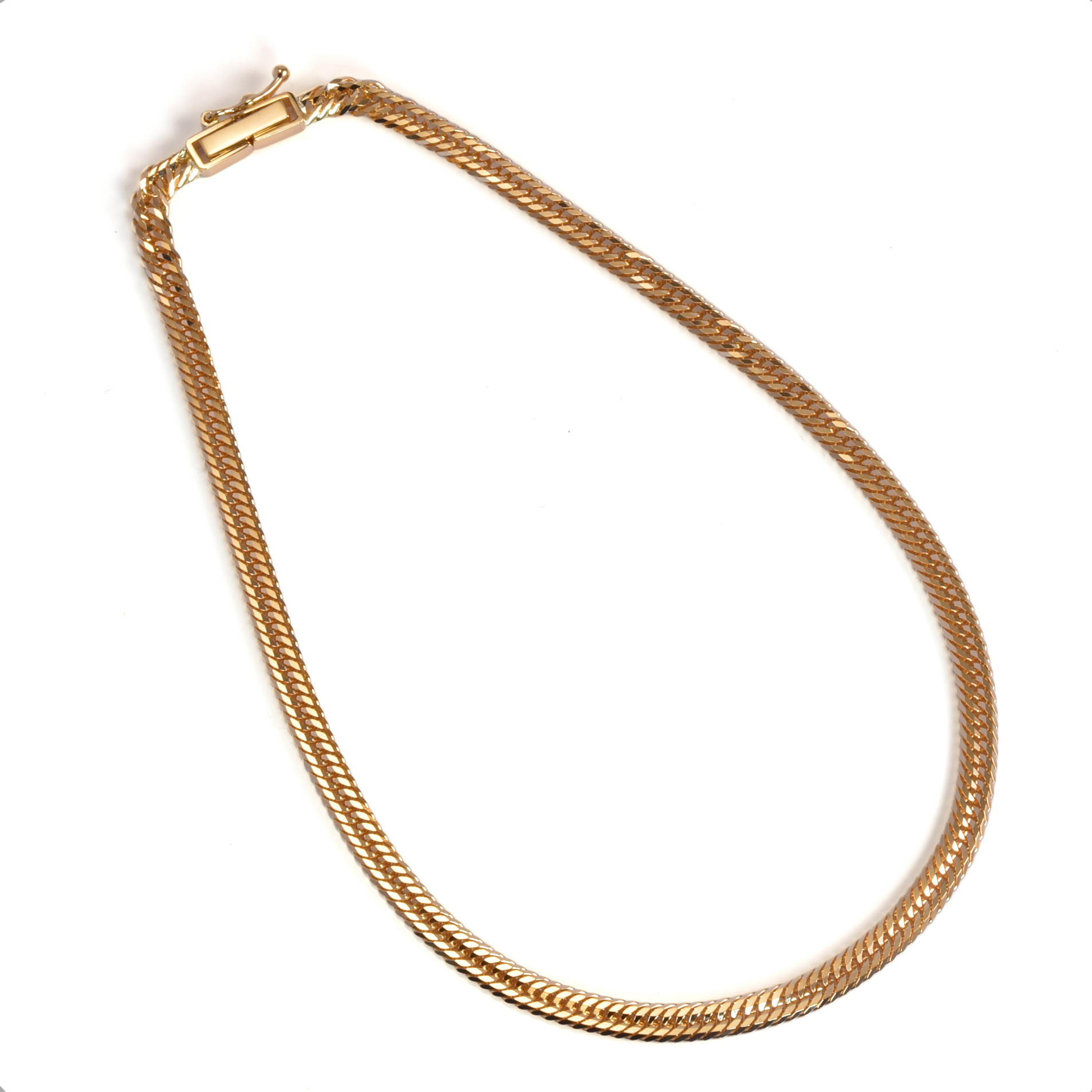 K18 18金 喜平アンクレット 12面トリプル 6g 23cm 3.1m幅 中折れ