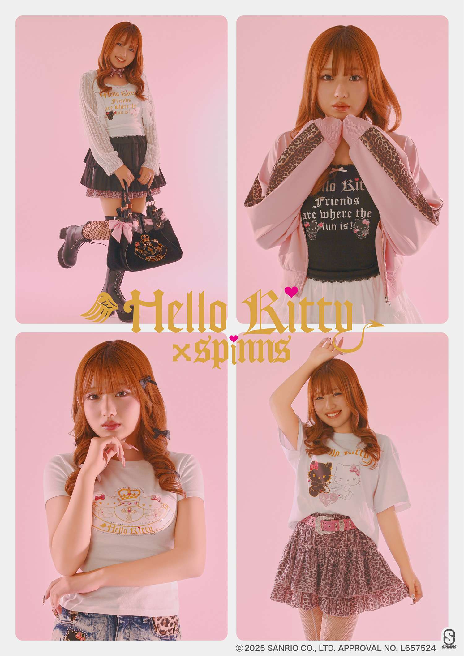 ハローキティ×SPINNS』天使小悪魔キティシリーズ｜Hello Kitty×SPINNS