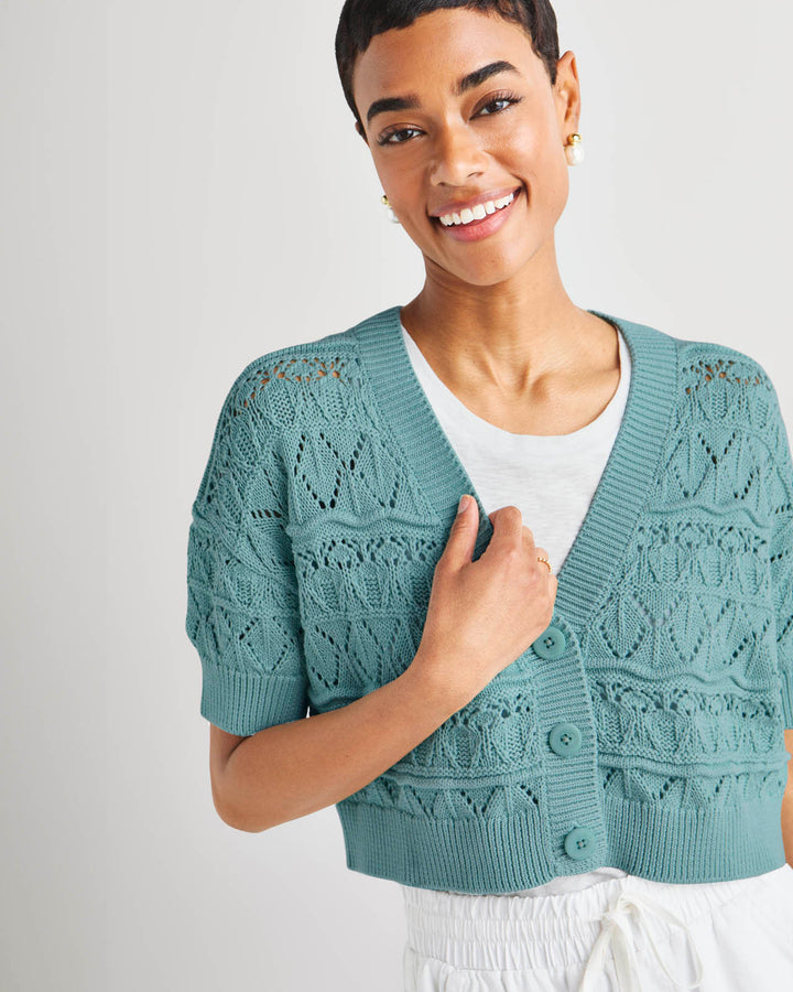 Brayden Short Sleeve Cardigan |Splendid