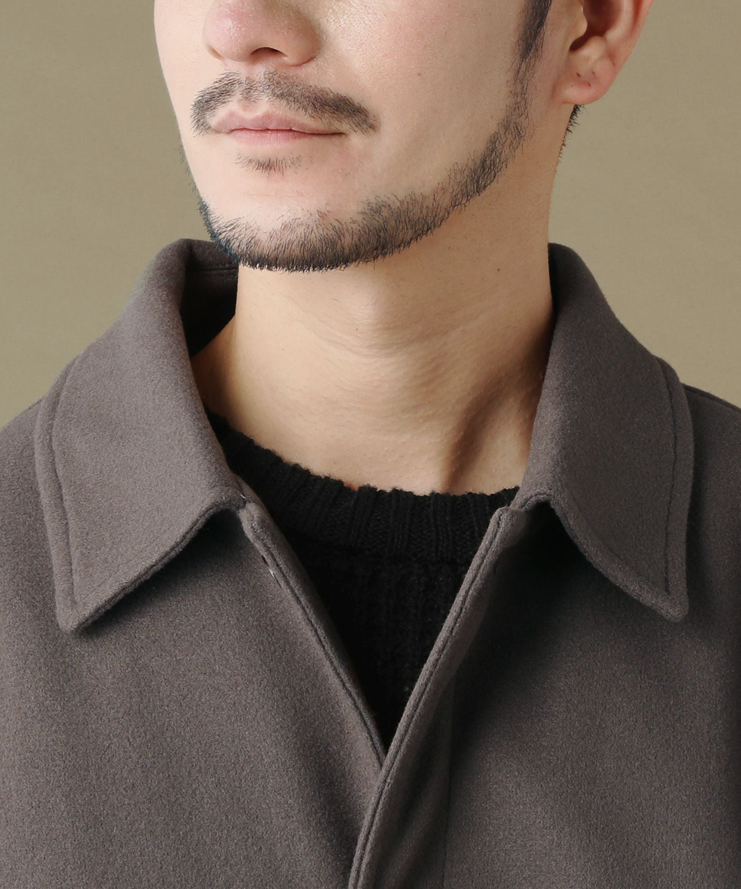 ルーズベーシックメルトンステンカラーコート | 【公式】SPU スプ公式