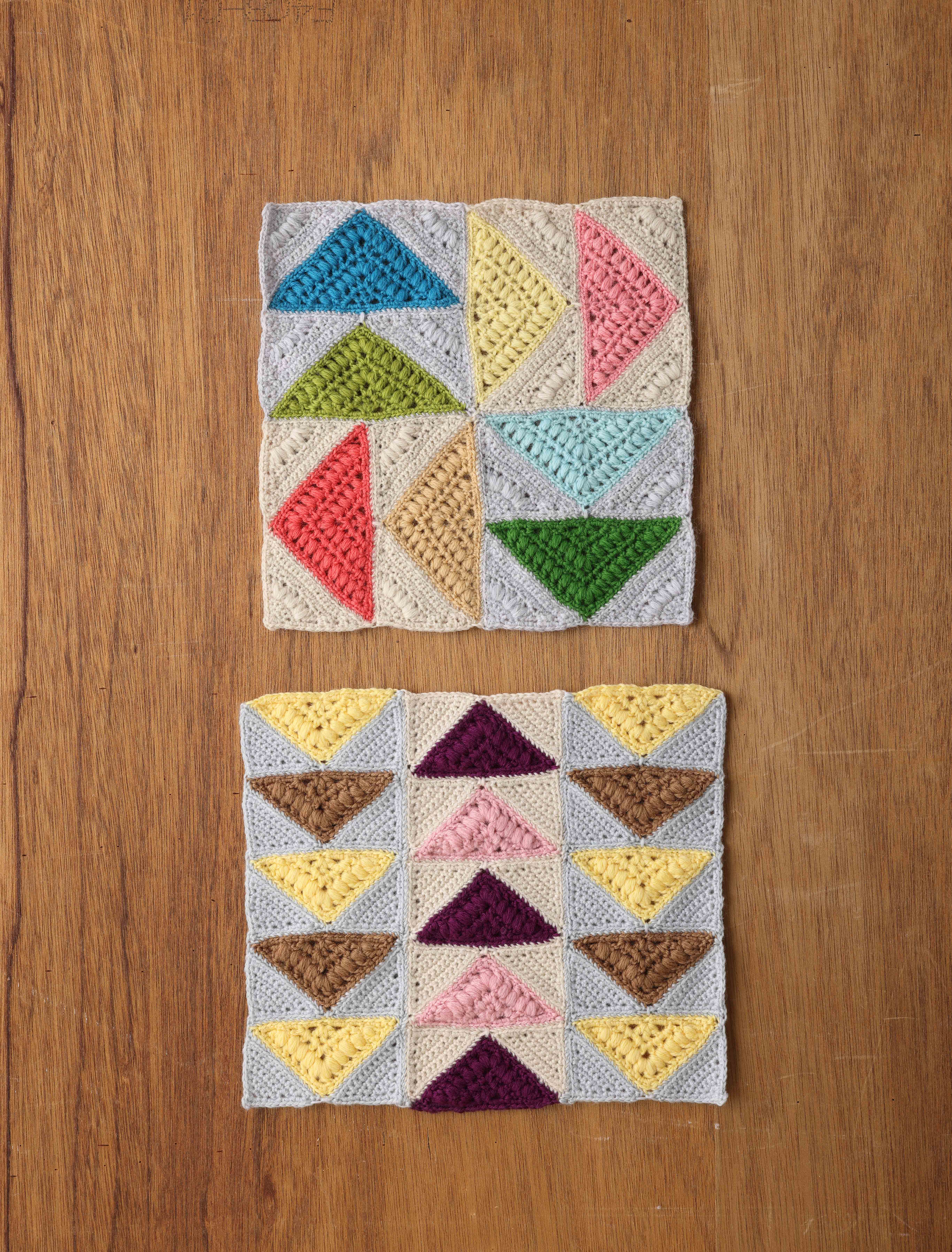 8月29日発売『図形を組み合わせて楽しむ かぎ針編みのパッチワーク