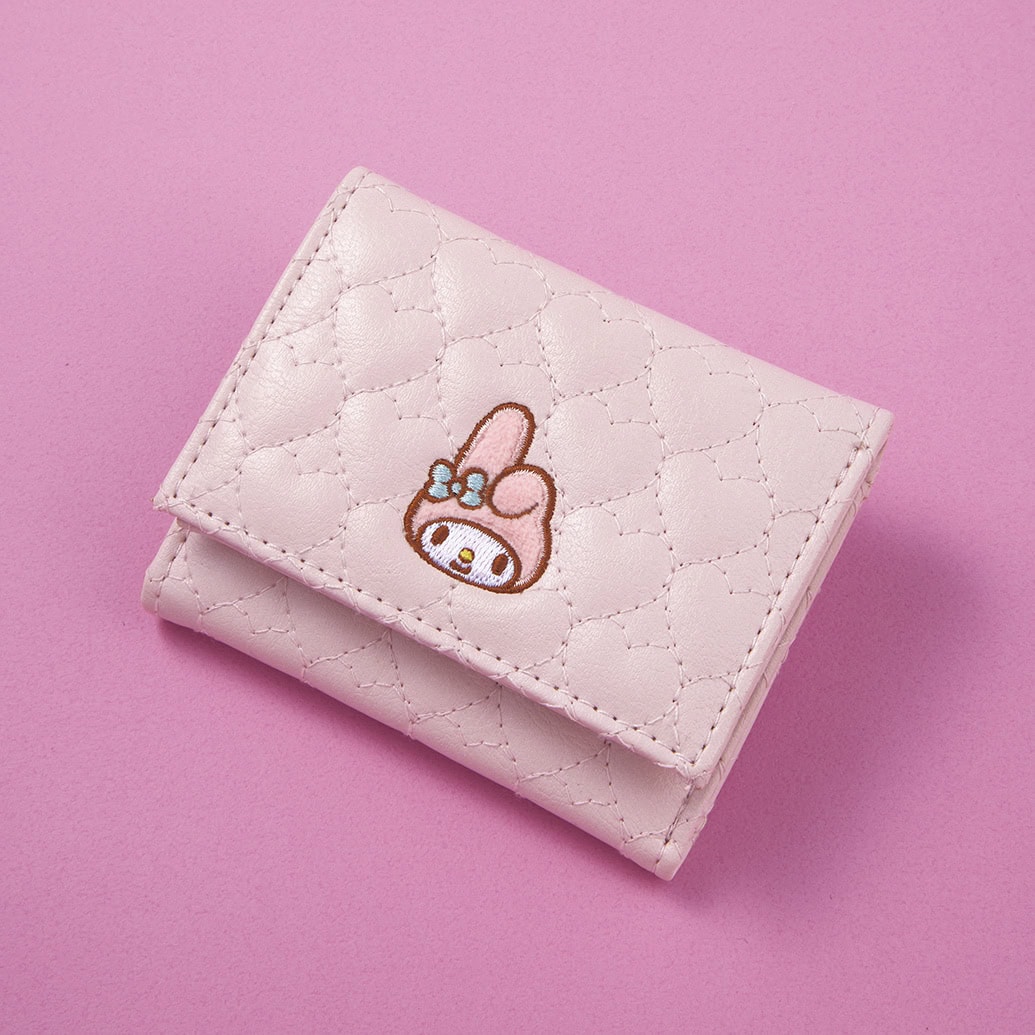 付録】刺繍が高見え♡ マイメロディのハートキルティングミニ財布（2