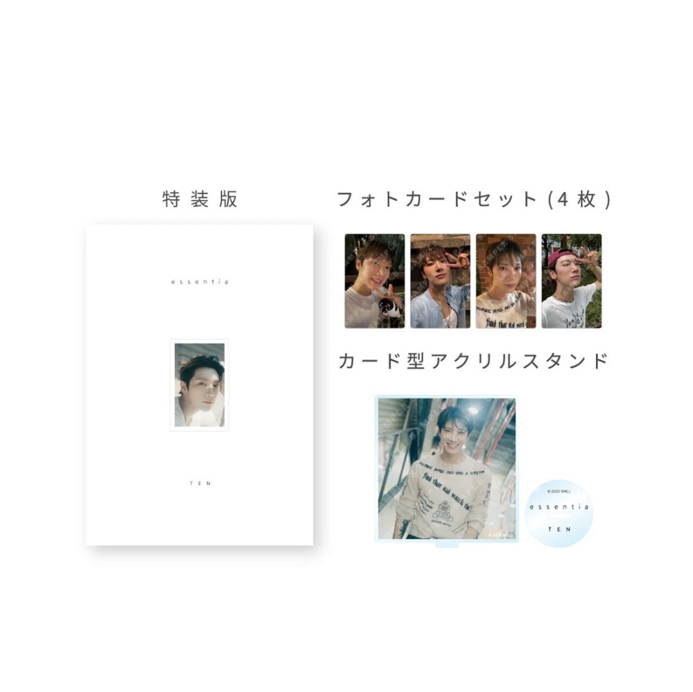 CDJapan : TEN THE 1ST PHOTOBOOK Essentia [Special Edition] [PASS