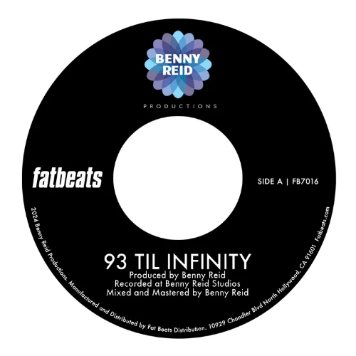 93 'TIL INFINITY B/W DAY ONE (7inch)/BENNY REID (HIP HOP)/Bennyが