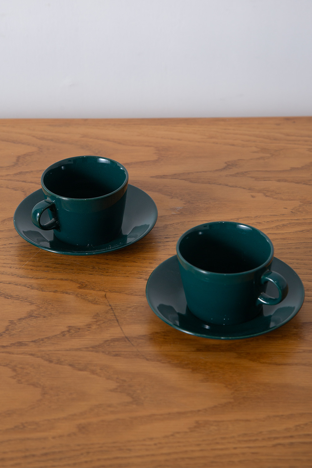 stoop | Cup&Saucer “KILTA” for ARABIA by Kaj Franck in Green