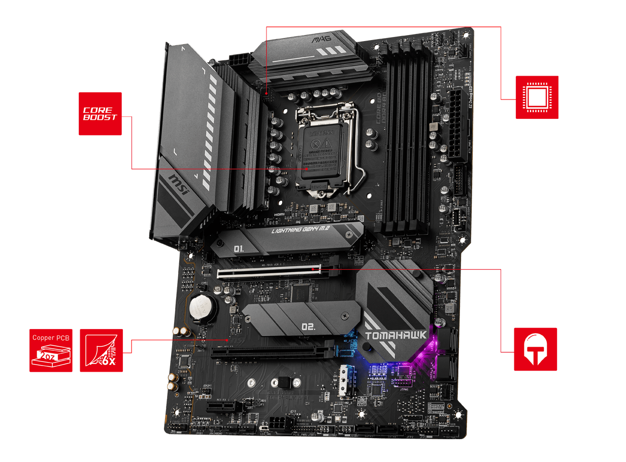 Overview MAG B560 TOMAHAWK WIFI | エムエスアイコンピュータージャパン