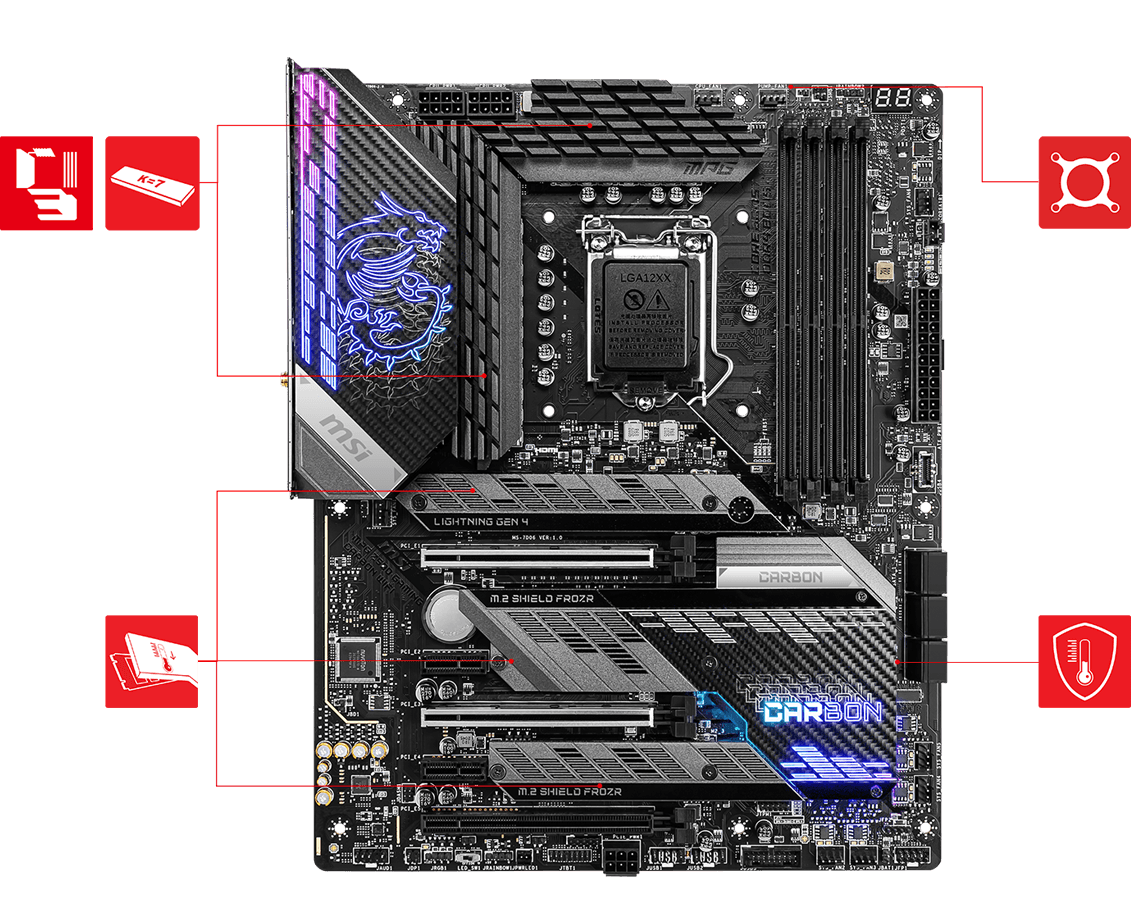 MPG Z590 GAMING CARBON WIFI