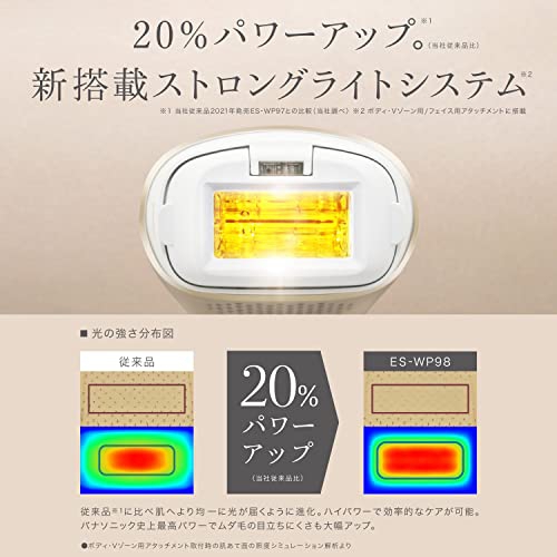 Panasonic(パナソニック) 光エステ ES-WP98-Nの悪い口コミ・評判は