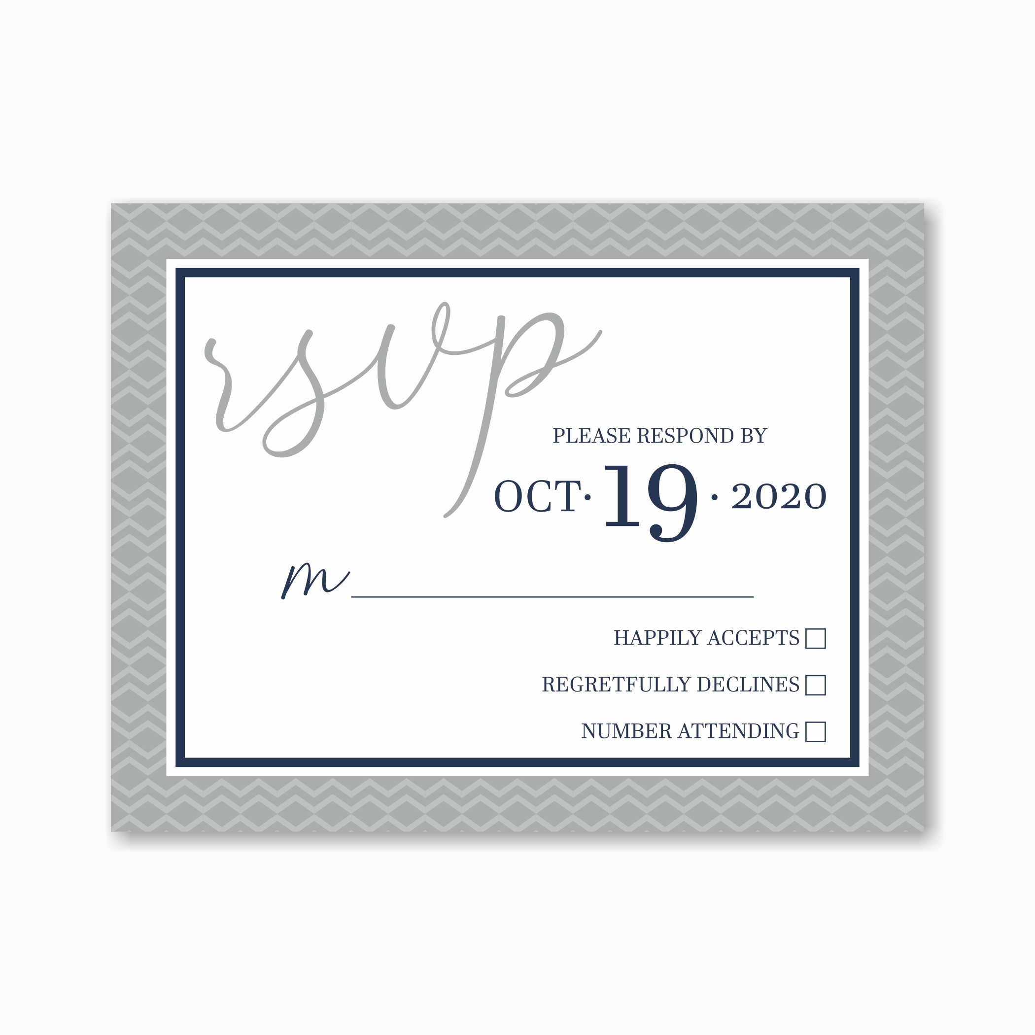 4.25x5.5 1-Sided RSVP