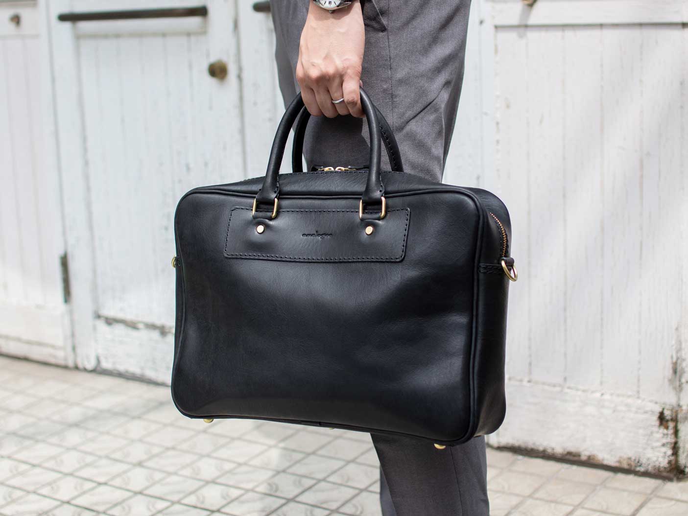 内縫いビジネスバッグ |analogico（アナロジコ）