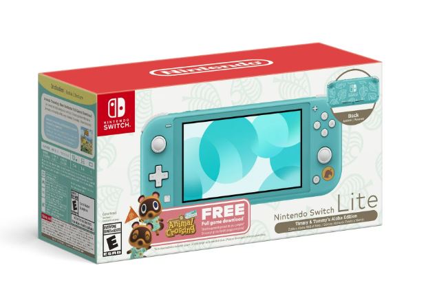 Nintendo Switch Lite (Timmy & Tommy'S Aloha Edition) + Animal