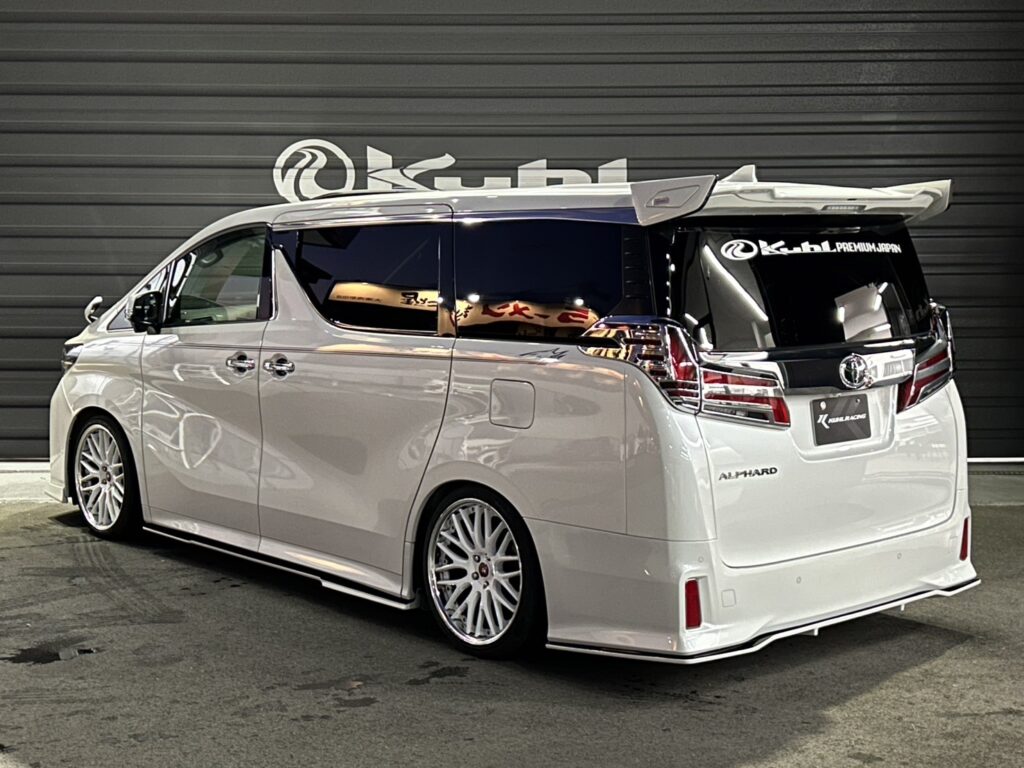 祝☆ご納車】KUHL 30後期 アルファード パールホワイト×白ホイール