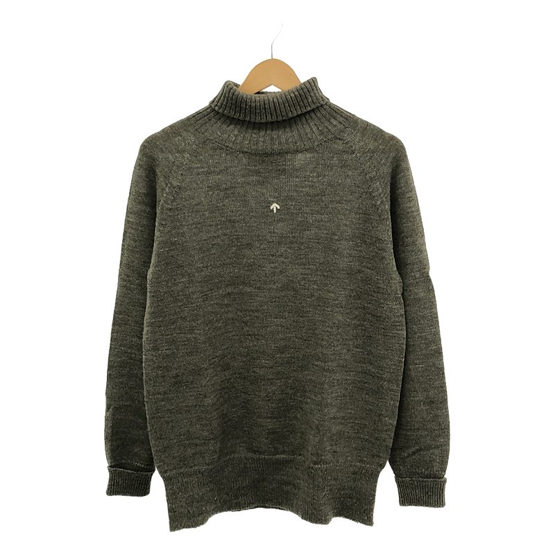 SEAMLESS ROLL NECK KNIT ウール シームレス ロールネック ニット