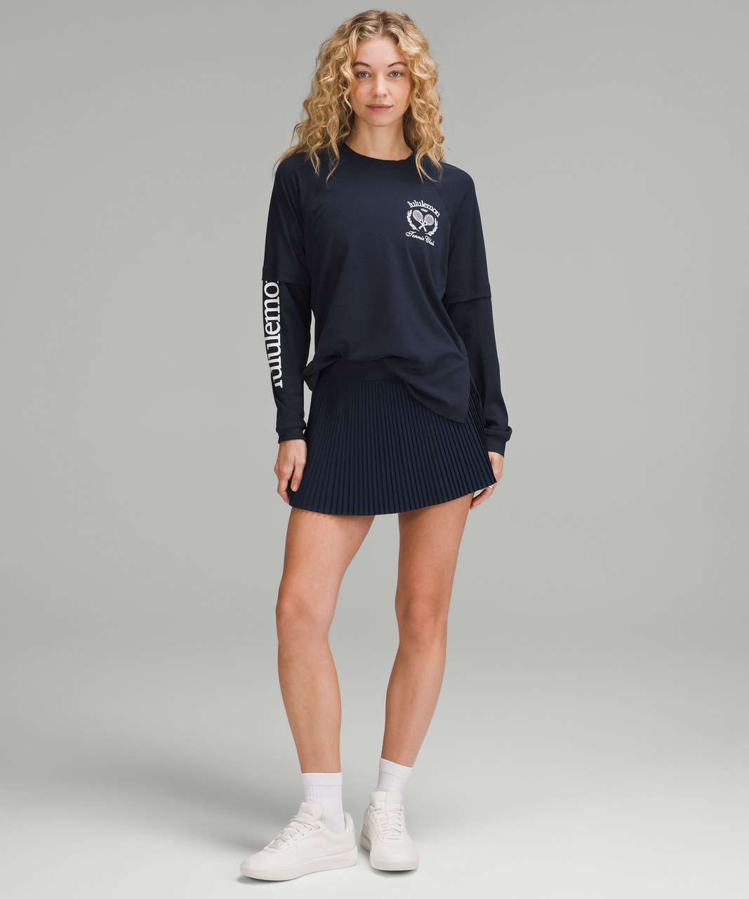 Lululemon Layered Long-Sleeve T-Shirt *Tennis Club - True Navy