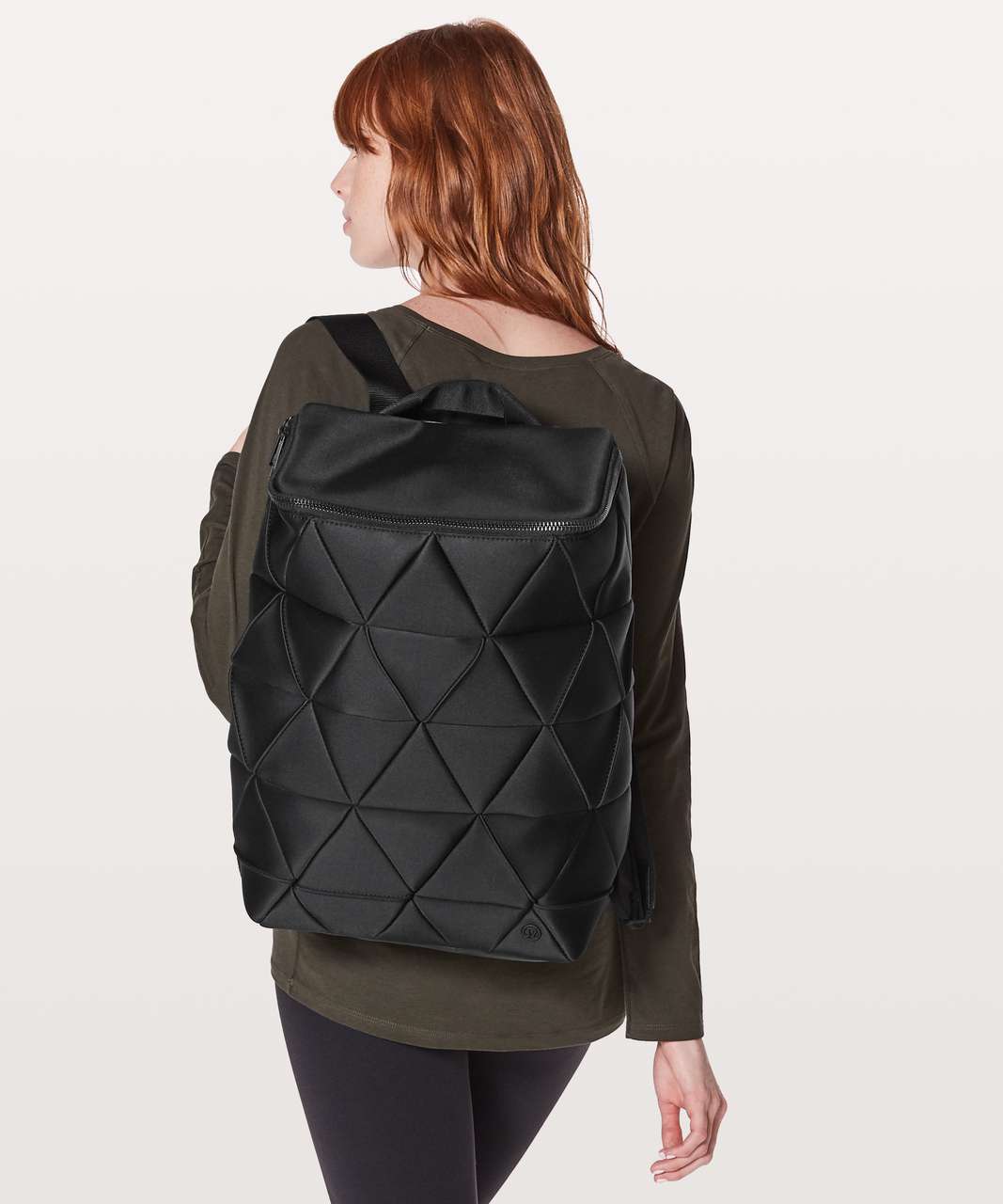Lululemon Get Set Backpack Quilted 19L - Black - lulu fanatics