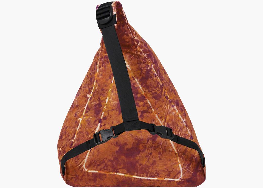 Supreme/stone Island Painted Camo Nylon Shoulder Bag Coral