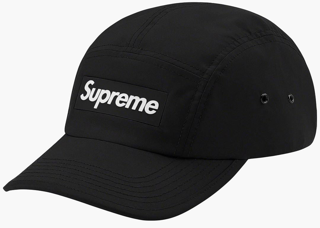 Supreme Inset Logo Camp Cap Black