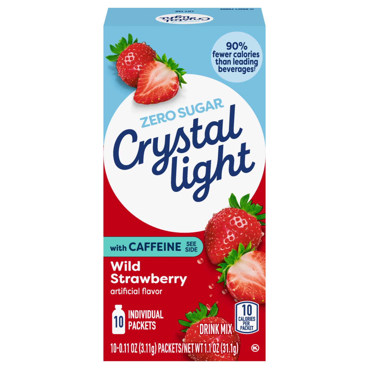 Crystal Light Wild Strawberry Drink Mix On-The-Go Packets - Lunds
