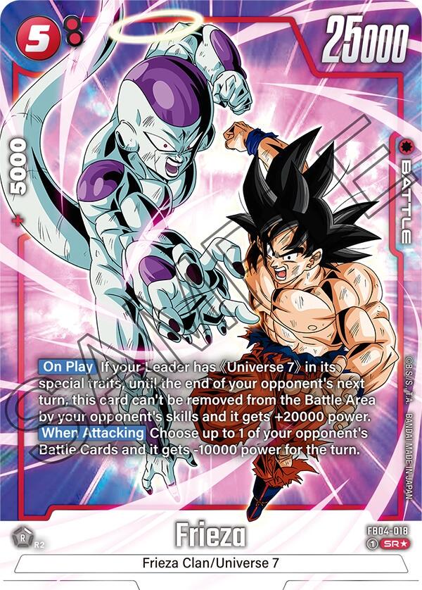 Frieza [Alternate Art] FB04-018 Prices | Dragon Ball Fusion World