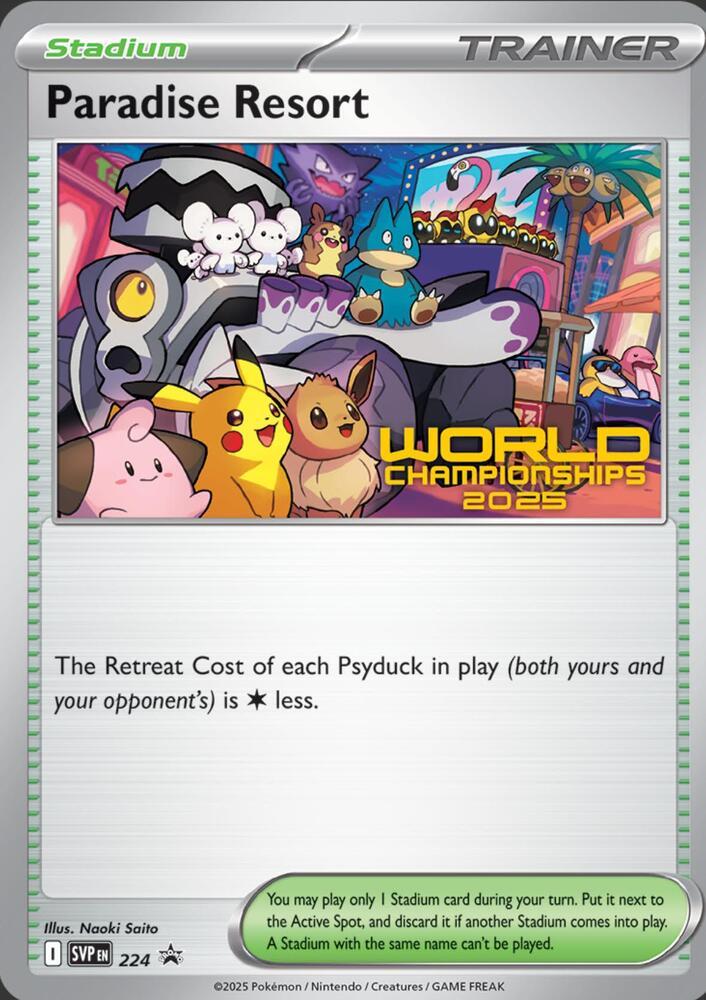 Paradise Resort [World Championships 2025] #224 Prices | Pokemon