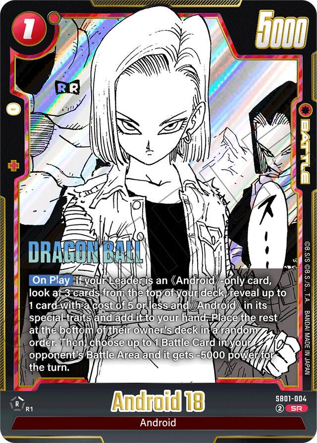 Android 18 SB01-004 Prices | Dragon Ball Fusion World Manga
