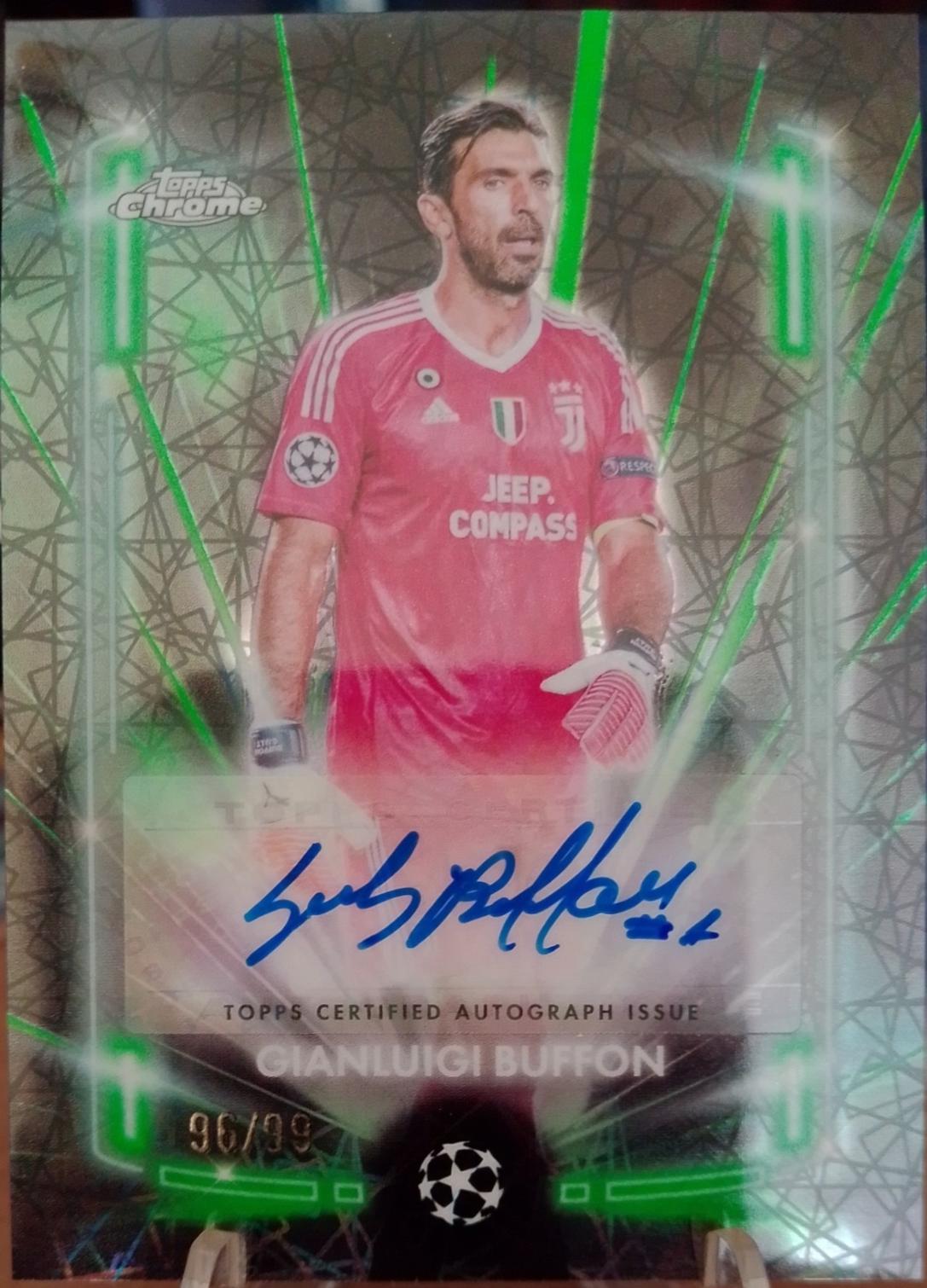Gianluigi Buffon [Neon Green] #BLA-GB Prices | 2024 Topps Chrome