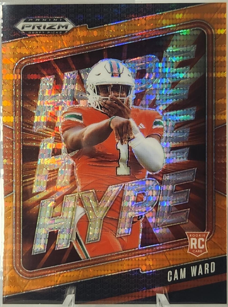 Cam Ward [Orange Pulsar] #1 Prices | 2025 Panini Prizm Draft Picks