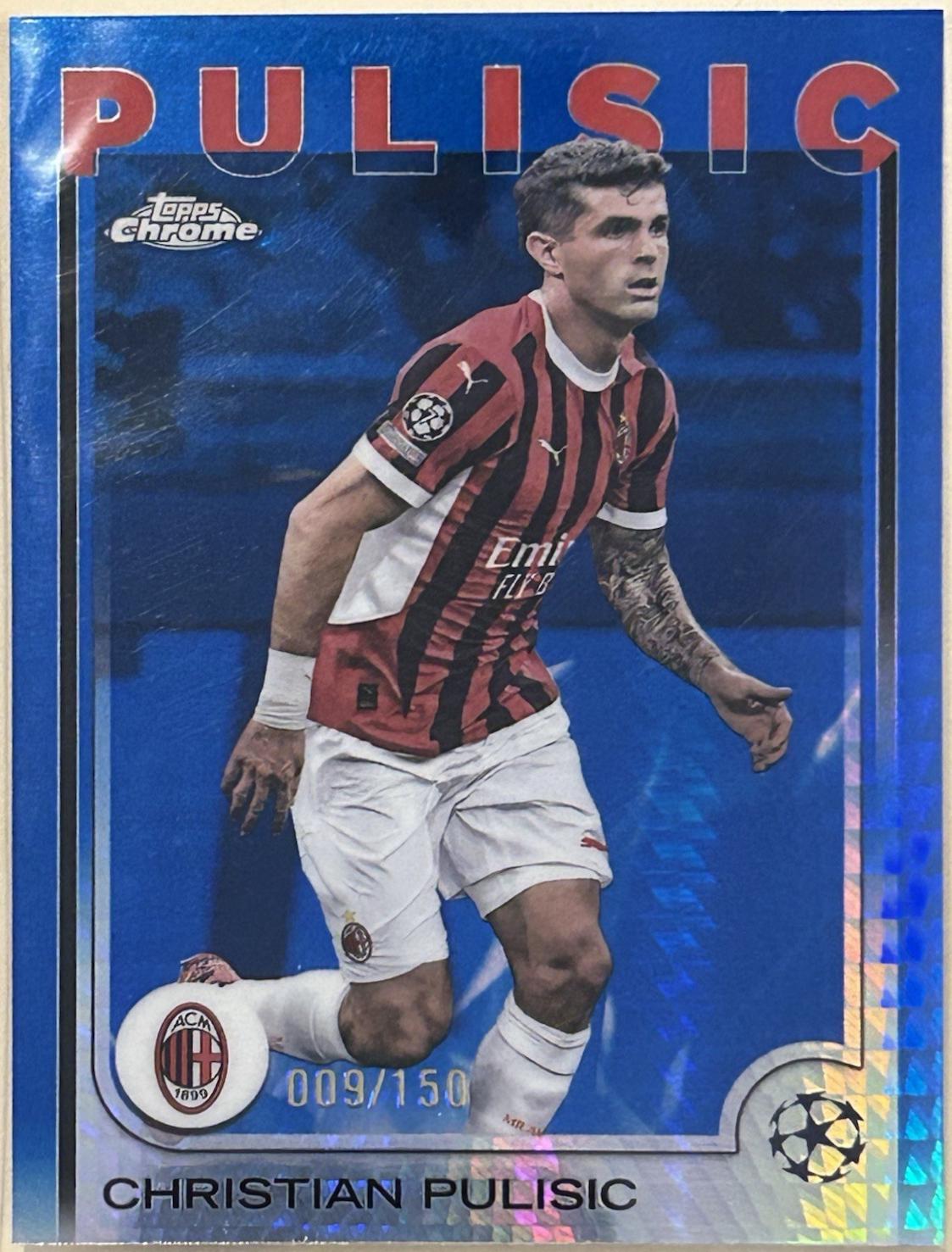 Christian Pulisic [Blue Refractor] #76 Prices | 2024 Topps Chrome