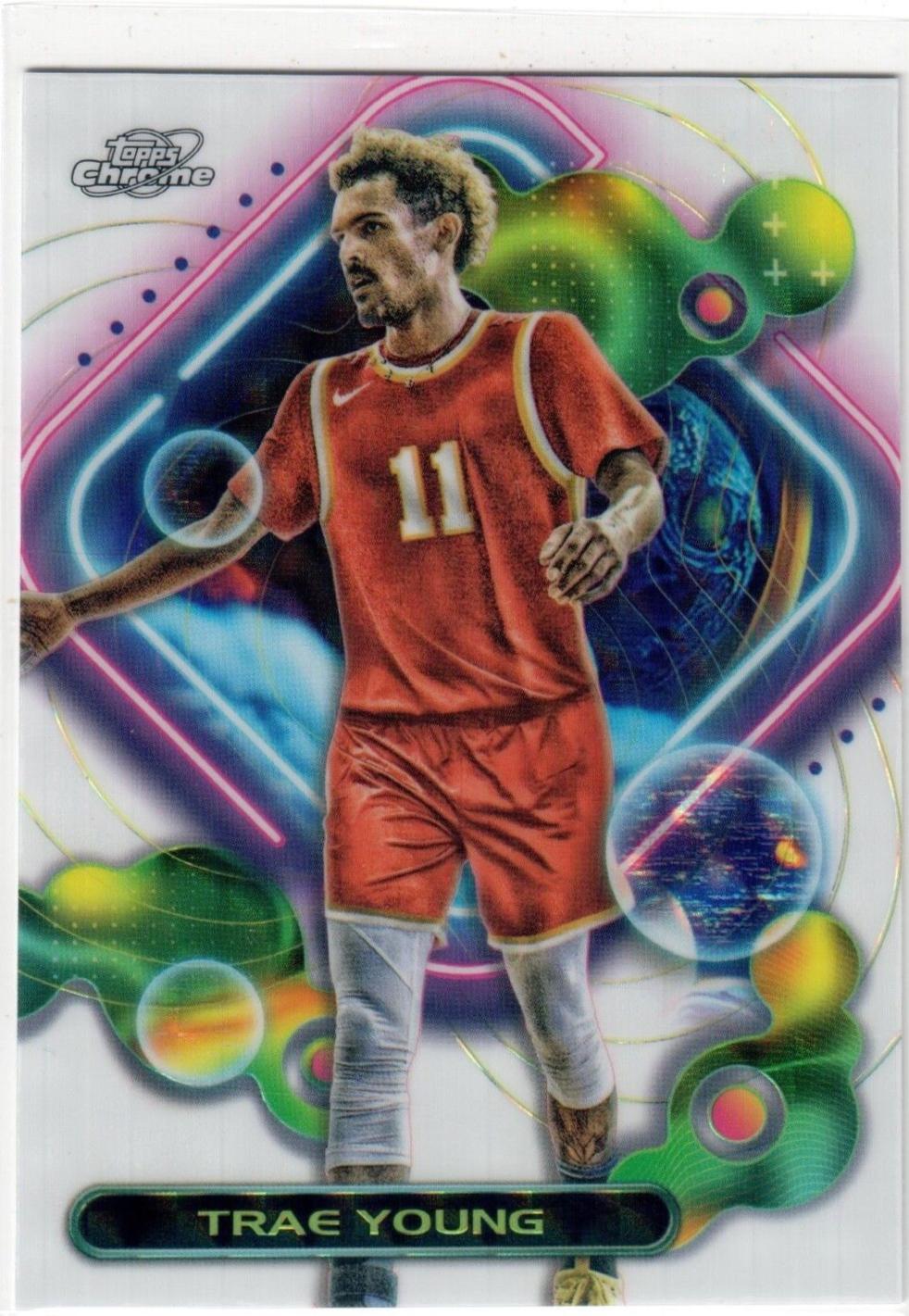Trae Young [White Hole Refractor] #1 Prices | 2023 Topps Cosmic