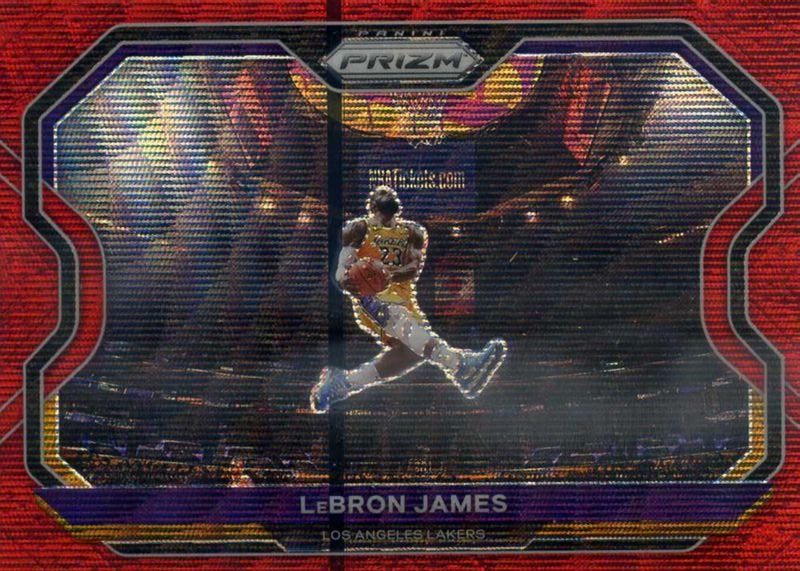 LeBron James [Ruby Wave Prizm] #1 Prices | 2020 Panini Prizm