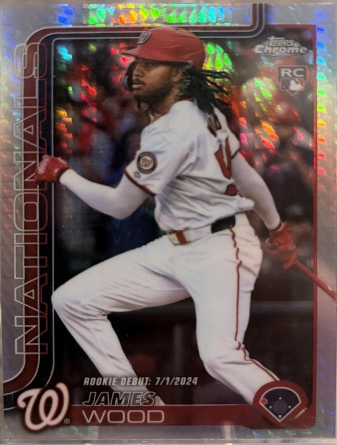 James Wood [Prism Refractor] #USC95 Prices | 2025 Topps Chrome