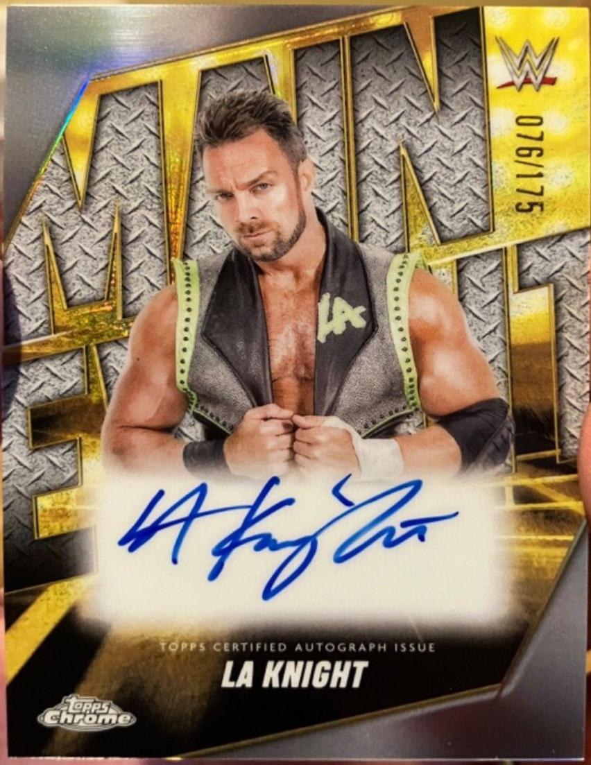 LA Knight #MEA-LAK Prices | 2025 Topps Chrome WWE Main Event