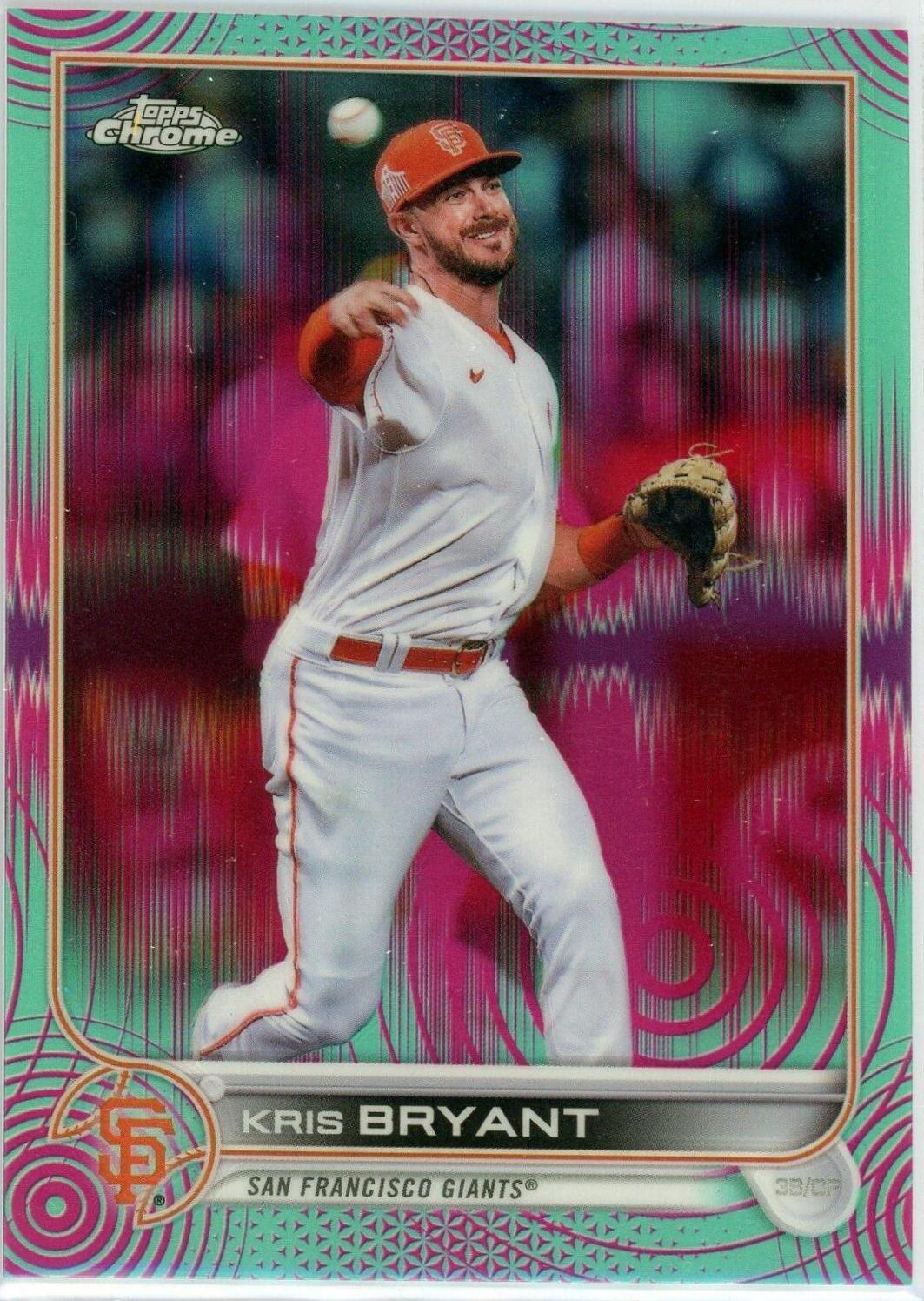 Kris Bryant [Sonic Aqua Pink Pulse] #9 Prices | 2022 Topps Chrome