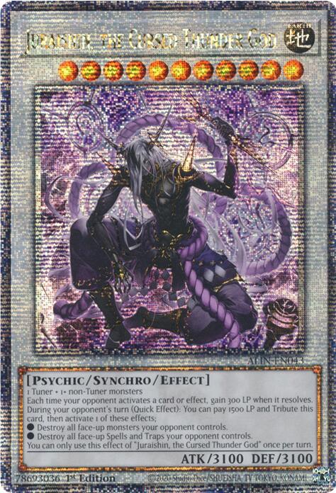 Juraishin, the Cursed Thunder God [Quarter Century Secret Rare