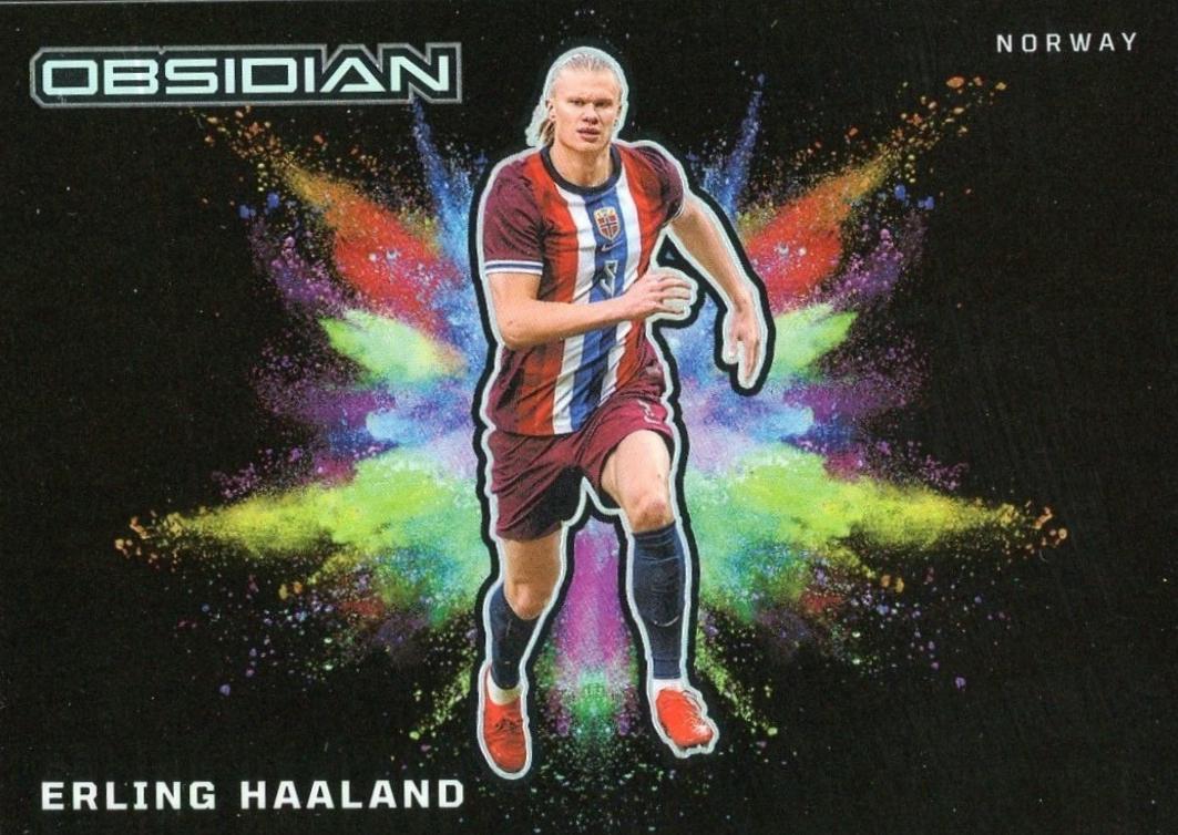 Erling Haaland #11 Prices | 2023 Panini Obsidian Black Color Blast