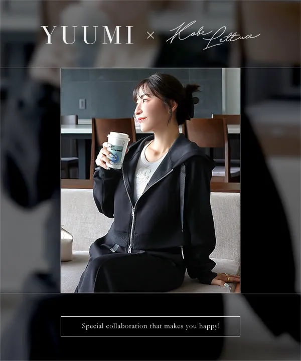 Yuumiさんコラボ ］ ダブルジップショートパーカー [C7224