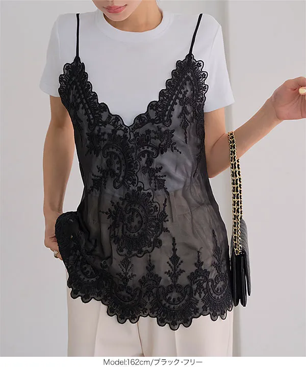 レースキャミビスチェ [C7768] - レディースファッション通販 神戸