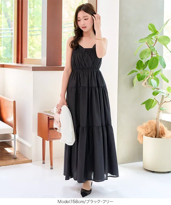 ティアードキャミワンピース [E3499] - レディースファッション通販