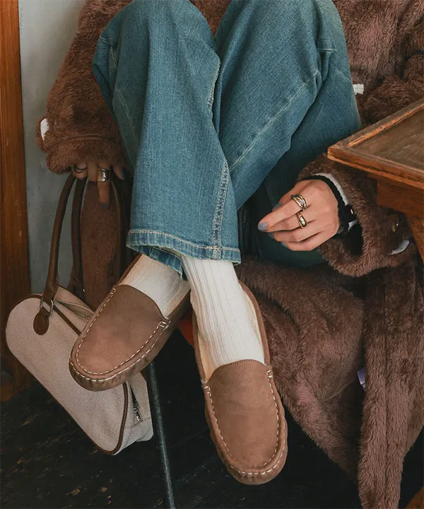 ムートンファーローファー [H547] - レディースファッション通販 神戸