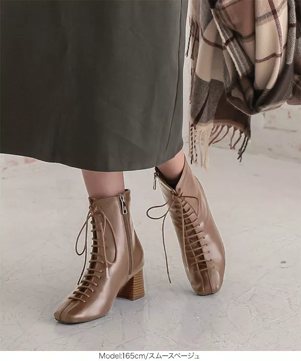 レースアップブーツ [I2214] - レディースファッション通販 神戸レタス