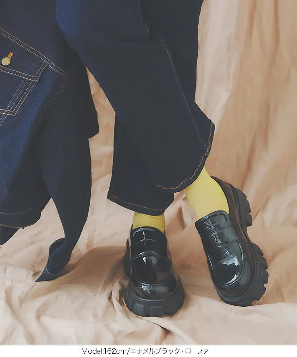 厚底ローファー [I2585] - レディースファッション通販 神戸レタス