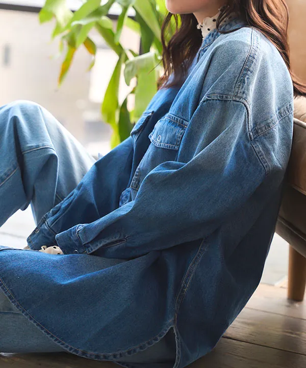 デニムシャツジャケット [K1106] - レディースファッション通販 神戸