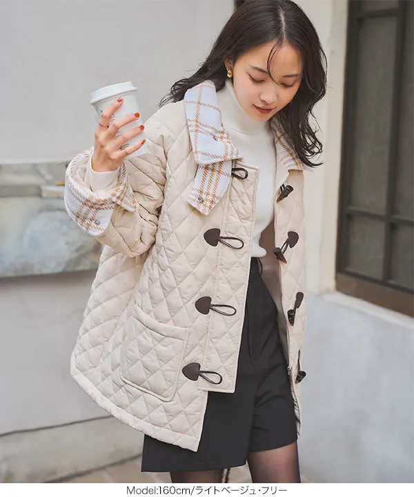 キルティングダッフルコート[K1365] - レディースファッション通販
